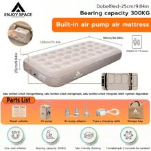 1 件户外充气睡垫，一键自动充气垫，适用于露营、帐篷、居家、办公室午睡