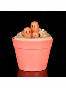 1pc Funny Muscular Man Shaped Figurine, GK, Mole Brothers, Humorous Decorations, Anime Figure, Desktop Decor, Gift, Creative & Interesting