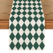 1pc/100pcs, Black, Red, Green, Blue, Colorful, 33*183cm Linen Table Runner, Home Decor, Suitable For Party, Gathering, Family Dinner - Multicolor - View 10
