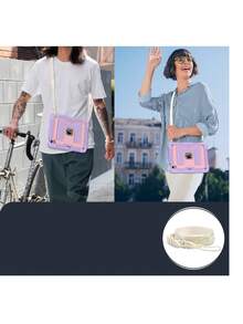 1 件大号支架平板电脑保护套,带肩带,兼容 iPad Mini 6 (2021)/Mini 7 (2024)、iPad 10.2 7th 8th 9th (2019/2020/2021)、iPad 10th 10.9 (2022)/iPad (A16) 11" (2025)、iPad Air 4 10.9 (2020)、iPad Air 5 10.9 (2022)、iPad Air 11 M2/M3 (2024/2025)、Tab A9 Plus 11",带铅笔插槽 - 彩色 - 查看 10