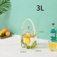 1个带水龙头的冷水饮水机，不含支架的饮料桶，柠檬水/水果茶桶，果汁罐，盒装发货，不易变形，适合日常使用、节日、万圣节、圣诞节等场合。