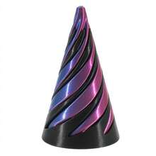 1/2/3 szt. spiralnych stożkowych zabawek na palce – stożek niemożliwy i dekoracja biurka do łagodzenia lęku, relaksacji i poprawy koncentracji – stożek niemożliwy, zabawka do dostawy w kształcie piramidy, miniaturowa iluzja linii wirowej jako dekoracja biurka, upominek, łagodzenie lęku, zabawa artefaktem dekompresyjnym, obrotowy, składany, trójwymiarowy