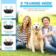 Electric Pet Dog Training Collar Shock Anti-Bark Electronic Remote Rechargeable - default - View 1