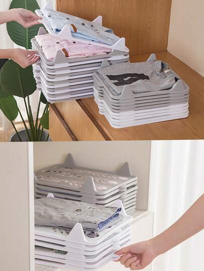 1pc Multifunctional Folding Board Dressbook, A Versatile Wardrobe Companion For Space Saving And Easy Daily Organizing; Robust Lightweight Design Arranges Garments, Folds Flat, And Keeps Outfits Neat For Daily Wear, Travel, Laundry, And Seasonal Preparation; Ideal For Spring Cleaning, Dorm Rooms, Studio Apartments, Closet Makeover, Gift For Mom, Bridal Prep, And First Home Setup; Enhances Visibility, Accessibility, And Streamlined Styling Workflow