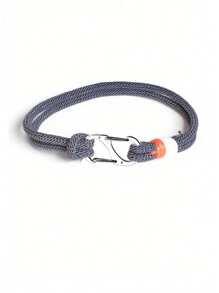 Men's Simple Fashion Navy Blue Bracelet, Suitable For Daily Wear