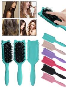 Curl Defining Brush, Curl Hair Brush, Curl Define Styling Brush, For Combing And Shaping Men's And Women's Curls To Reduce Pulling - Multicolor - View 8