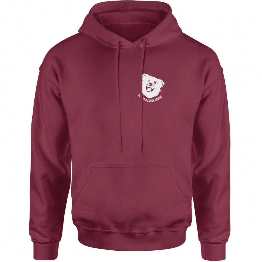 TLC Chelsea's Barking Back Adult Hoodie Sweatshirt - Front & Back Design - Màu Tím - Xem 1