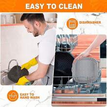 1pc Reusable Silicone Air Fryer Liner, Air Fryer Accessories, Kitchen Supplies Replacement For Disposable Baking Mat Square Pad