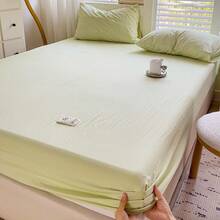 Fitted Sheets - Algodón lavado-verde claro - Ver 13