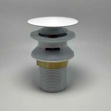 1pc Stainless Steel Pop-Up Sink Faucet With Drain Stopper, Hole-Style Drain, Baked Paint Finish, Suitable For Bathroom & Kitchen Drainage, Manual Operation, No Electricity Required (Matte Black, Electroplated Silver, Brushed Gold, White - 4 Color Options), Bathroom Sink Stainless Steel Pop-Up Drain, Washbasin Drain, Anti-Odor Bathroom Sink Drain Kitchen Items Kitchen Accessories Kitchen Tools - Multicolor - View 10