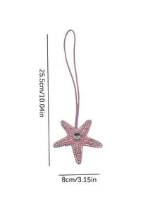 Accesorio de bolso de verano hecho a mano con bordado de cuentas con motivos de vida marina, concha, tortuga marina, estrella de mar con strass de lujo, accesorios para el coche para mujeres, cuentas, cuentas incrustadas, cuentas hechas a mano para uñas - Multicolor - Ver 4