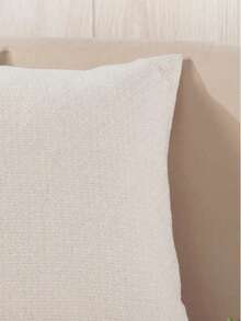 Realizzato in Turchia - Set da 2 Federe Decorative Boho 45x45 Cm, con Cerniera in 100% Cotone Turco - Bianco crema - Visualizzare 3