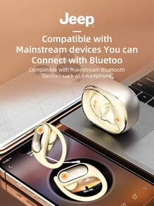 Jeep EW128 人工智能翻译耳机无线耳塞式立体声音乐耳机带麦克风挂耳式游戏运动耳机 - 均碼 - 查看 10