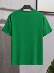 Rich Global Pattern T-Shirt For Men - Retro Casual T-Shirt - Stretch Fit - Fashionable Street Style