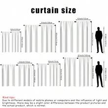 2 Stücke elegante blaue Blumen Vorhänge - 3D Blumen Design, lichtfilternde Polyester Vorhänge für Schlafzimmer, Wohnzimmer, Küche, Büro - vielseitig & stilvolle Fensterverkleidung (Vorhangstange nicht enthalten), Vorhänge für Wohnzimmer - Verschiedenfarbig - Übersicht 3