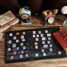 Páginas sueltas para álbum de sellos, 10 hojas (20 páginas) de páginas de sellos de 7 filas