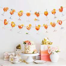 Băng rôn trang trí tiệc Margarita, băng rôn vòng hoa quầy bar cocktail Aperol, vòng hoa quầy bar cocktail màu cam cổ điển, phù hợp cho tiệc độc thân theo chủ đề Margarita, trang trí tiệc sinh nhật, trang trí bãi biển, hồ bơi. - Nhiều màu - Xem 4