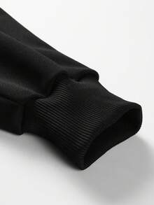 Men's Autumn/Winter Colorblock Patchwork Hoodie, Fashion Graphic Print Casual Pullover With Pocket, Long Sleeve, Polyester Blend, Comfortable For Daily Wear, Essential Winter Layering Piece