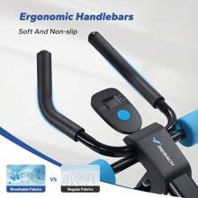 MERACH Ab Machine With Two Pull Cords, Adjustable Ab Trainer Gym Equipment For Core Workout At Home, Foldable, Knee Support, Abdominal Exercise Machine For Home, Core Training System - Black&Blue - 查看 5