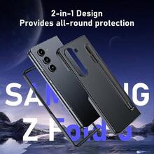 DAstter For Samsung Galaxy Z Fold 7 Case With S Pen HoldeGalaxy Z Fold7 With Screen Protector Shockproof DropProof Slim Hard PC Protective Cover For Samsung Z Fold 7Black7001 - màu đen - Xem 2