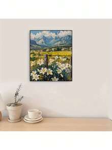 Paint By Number For Adults Beginner, DIY Gift Canvas Painting Kits, Beautiful Countryside Oil Painting Kit, DIY Paint Adult Crafts For Gift Home Wall 16x20inch