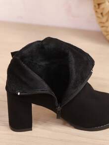 Damen Overknee-Stiefel, neue Herbst/Winter elastische High Heel spitze Zehenform Absatz Hohe Stiefel