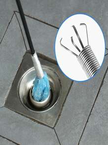 1pc Multifunctional Flexi-Grab Cleaning Claw - Unclog Drains, Remove Hair, And Clean Sinks And Toilets With Ease - Kitchen And Bathroom Essential Tool