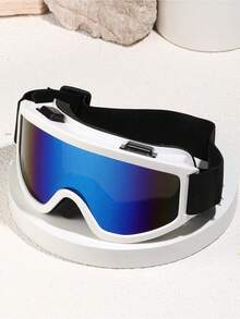 1 Pair Large Frame Ski & Cycling Goggles, Men's Mountaineering Windproof Glasses, Women's Ice Skating & Snowboarding Ski Goggles - Multicolor - View 2