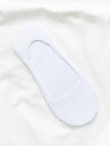 7pairs/Set Women's Macarons-Color Silicone Non-Slip Boat Socks, No Show Socks, Spring/Summer Breathable Sweat-Absorbing Nude Socks For Flats And High Heels