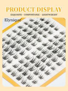 100 Pcs C Curl Wispy Lash Clusters Natural Looking DIY Lashes, Natural Eye Lash Clusters Manga Cluster Eyelash Extensions DIY Cluster Lashes Individual Lash Anime Lashes Clusters Transparent Band False Eyelashes Makeup Lash Clusters,Eye Lash Clusters,Individual Eyelashes,Lashes,Fake Lashes