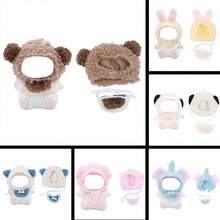 2件套毛衣套装适合17cm娃娃，毛衣套装=帽子+衣服，盲盒娃娃衣服适合1、2、3代娃娃，青少年派对玩具/生日礼物（不含娃娃） - 彩色 - 查看 2