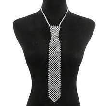 1 Piece New Pearl Tie, Hot-Selling Popular Pearl Handmade Neck Accessory, French Design Sense Elegant INS Style Tie - Gold - View 9