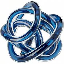 Torre & Tagus Orbit - Esfera Decorativa de Cristal, 7.6 cm de diámetro, Color Verde Azulado - Azul índigo - Ver 12