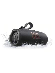 Altavoz Bluetooth JBL Charge6, 6ta generación de Música Shockwave, IP68 a prueba de agua y polvo, esencial para campamentos y fiestas al aire libre - Negro - Ver 4