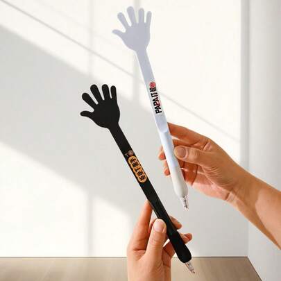 趣味派对笔、掌上中性笔、娱乐游戏道具掌上笔、学习文具、派对气氛道具、文具派对礼品