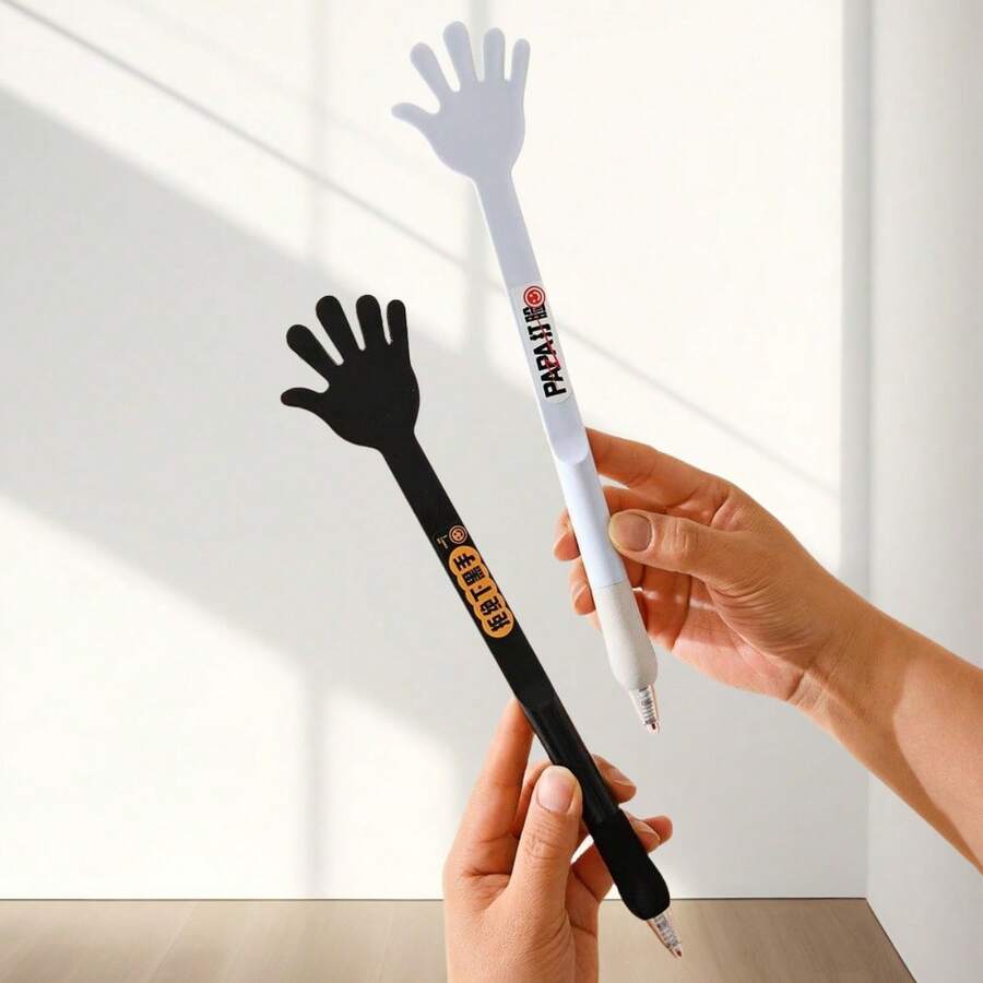 Funny And Fun Party Pens, Palm Neutral Pens, Entertainment Game Props Palm Pens, Learning Stationery, Party Atmosphere Props, Stationery And Party Gifts - Multicolor - View 1