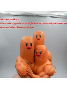 1pc Funny Muscular Man Shaped Figurine, GK, Mole Brothers, Humorous Decorations, Anime Figure, Desktop Decor, Gift, Creative & Interesting