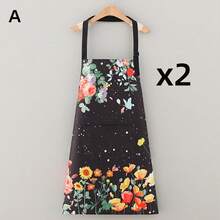 1pc New Butterfly & Flower Pattern Waterproof & Oil-Resistant Apron, Fashion Minimalist Design For Cooking, Kitchen, Coffee Shop, Unisex - Multicolor - View 13