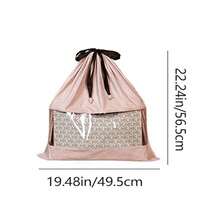 Suede Dust Bags For Luxury Bags, See-Through Closure Dust Cover, Moisture-Proof Packing Organizer - Multicolor - View 20