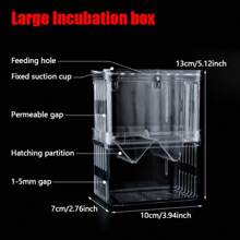 1PC Multifunctional Fish Aquarium Fish Breeding Isolation Box High Clear Aquarium Breeder FishTank Double Guppies Hatching Incubator - Multicolor - View 8