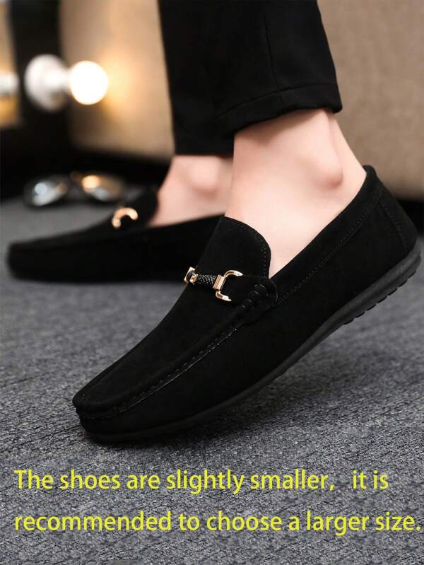 Zapatos de moda formales estilo coreano para hombres 2025, mocasines de hombres, zapatos con suela blanda para conducir (el producto de mocasín es pequeño, se sugiere a los clientes con pies talla grande grandes pedir una talla talla grande grande)