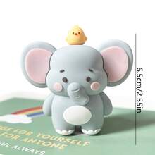 2pcs/8pcs Cake Topper Wild Animals-Lion Elephant Giraffe Monkey Cake Jungle Animals Wild One Cake Topper Birthday Party Decoration