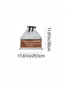 Suede Dust Bags For Luxury Bags, See-Through Closure Dust Cover, Moisture-Proof Packing Organizer - Multicolor - View 17