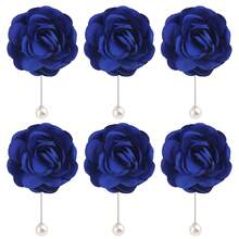 Elegante Kunstperlblüten-Brosche, geeignet für formelle Anlässe, Hochzeiten, Smoking-Dekorationen, 1 Stück XH729C Valentinstag