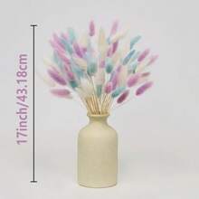 90pcs Artificial Rabbit Tail & Pampas Grass Decor Set - Ideal For Weddings, Home, And Rustic Parties DIY Table Centerpieces For Christmas, Halloween, Thanksgiving & Autumn Harvest