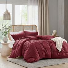 2/3 Pieces Bedding Comforter Set,Cozy Premium All Season Home Textile Fits Modern Bedroom Décor, Only 2-Pcs-Set For Twin-Twin XL Size,Christmas New Year Holiday Gifts - 紅色 - 查看 2
