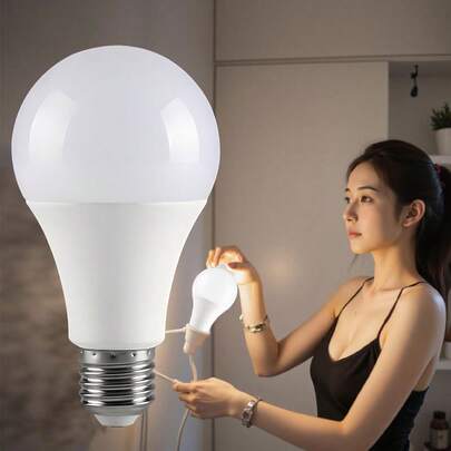 2/4/6/8/10 szt. żarówek LED E27 o mocy 12 W, odpowiednik 100 W, opcje temperatury barwowej 3000 K/4000 K/6500 K, ciepła biel/światło dzienne/zimna biel, żarówka A19, kąt świecenia 220°, 1100 lumenów, nieściemnialna, trzonek E26, certyfikat UL