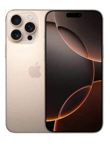 Apple Iphone 16 Pro Max 256GB Titanio Desierto e-sim celular inteligente gama alta edición titanio color desierto 256GB e-sim iOS tecnología avanzada pantalla ProMotion biometría batería larga duración - Dorado - Ver 1