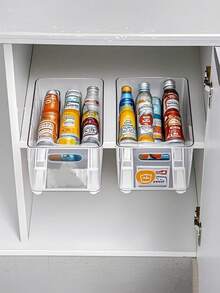 2pcs Sliding Rails, Drawer Storage Basket Sliding Rails, Multi-Purpose Kitchen Bedroom Dormitory Storage Box Track, Drill-Free Kitchen Bathroom Cabinet Quiet Sliding Track Strips, Multi-Function Drawer Sliding Rails, Storage Box Sliding Track, Drawer Sliding Rails Ball Bearing Drawer Track Hardware Accessories, Quiet Sliding Rails, Side-Mounted Sliding Rails - Multicolor - View 4