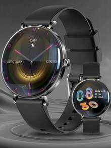 LIGE Fashion New Women's Smart Watch 100+ Sports Mode, Voice Calls, Text Messages, Alarm Clock, Menstrual Period Reminder, Remote Timed Photography, Weather Forecast, Wearing Classic Disc Women's Sports Smart Watch On A Daily Basis